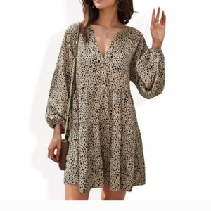 NWT A New Day Leopard Print Dress